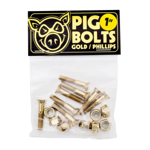 PIG GOLD ANODISED BOLTS 1