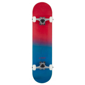 ROCKET COMPLETE SKATEBOARD DOUBLE DIPPED RED 7.5