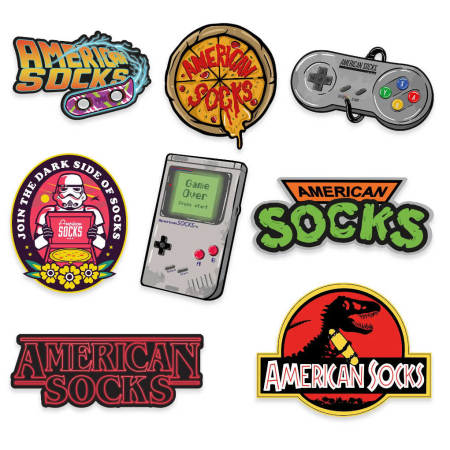 American Socks sticker, stickers American Socks, American Socks stickers, American Socks merch