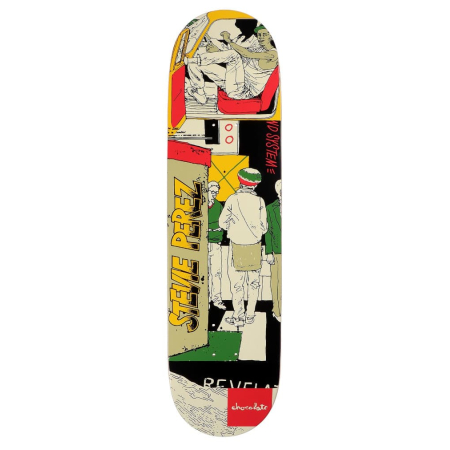 Chocolate skateboards, skateboard deck chocolate skateboards, Stevie Perez deck