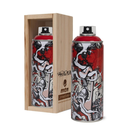 graffiti, limited edition spraycans, limited edition collectible spray, burns124 montana colors mtn